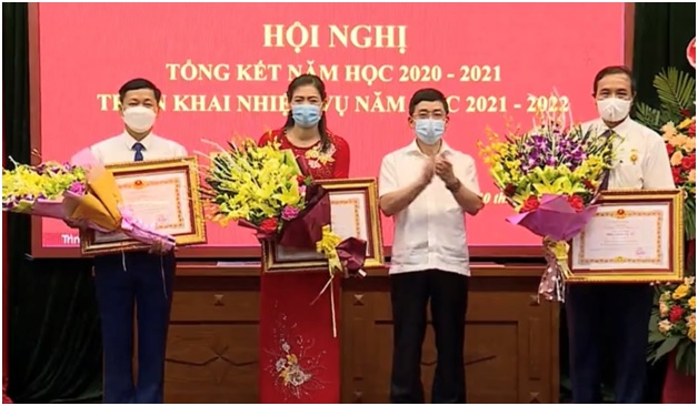 Hội nghị tổng kết năm học 2020 - 2021; triển khai nhiệm vụ năm học 2021 - 2022